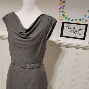 Banana Republic Charcoal Midi Dress